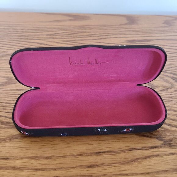 Nicole Miller Hard Shell Hinged Glasses Readers Case Replacement Glasses Case - Picture 10 of 14